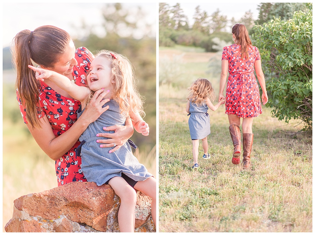 summer meadows family pictures in Colorado