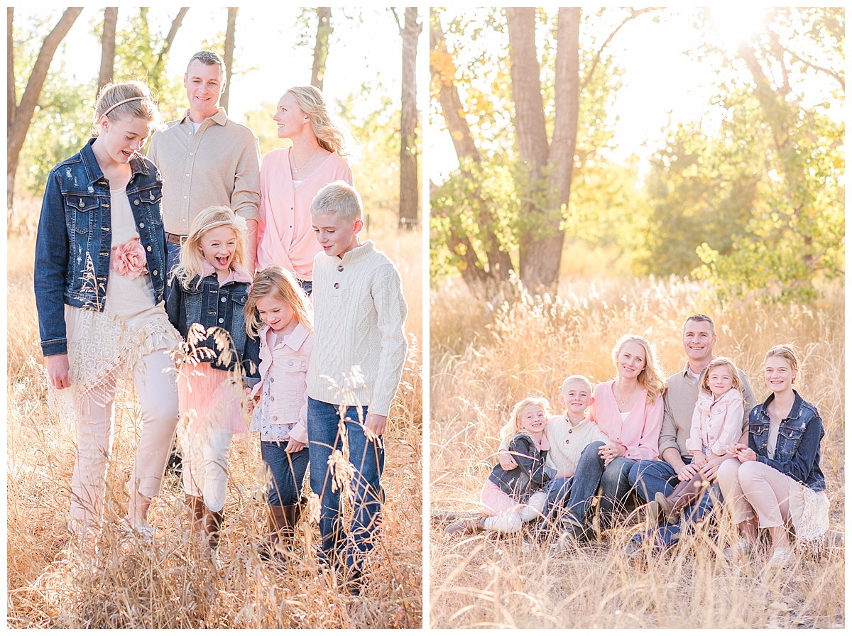 Parker Colorado Family bright fall pictures 