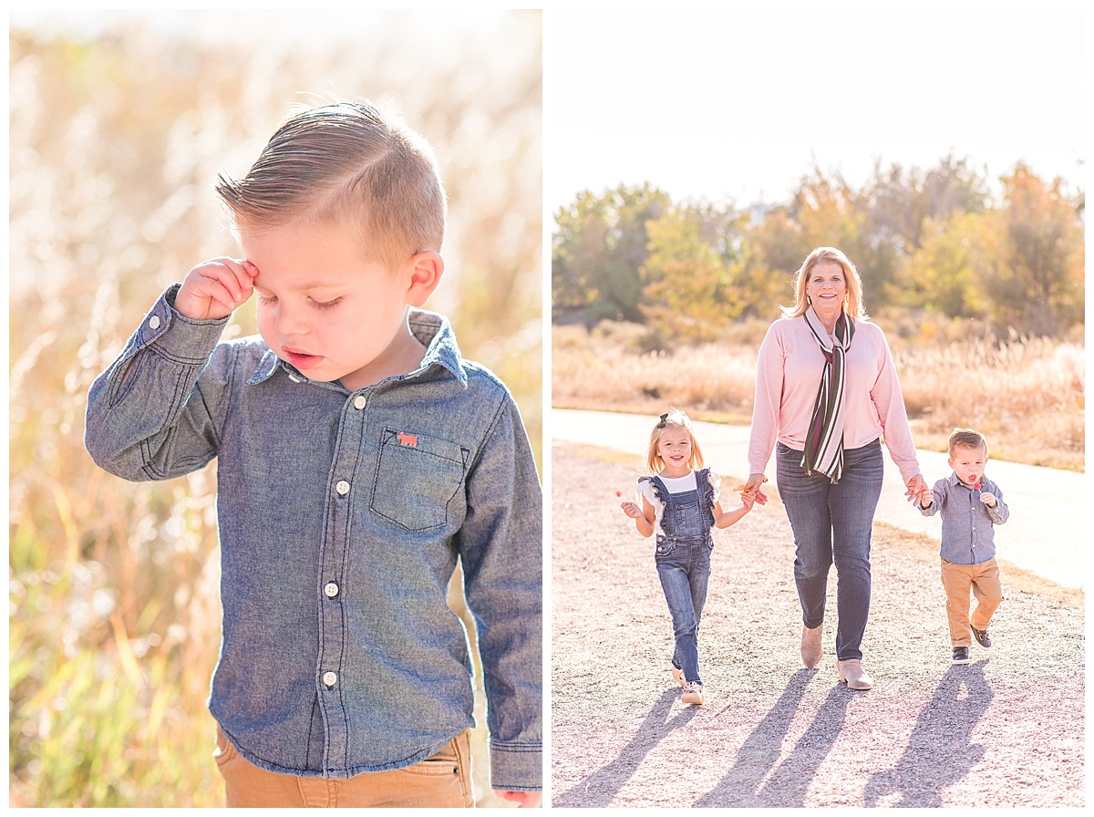 Laura Wolfgang Photography fall family pictures in Colorado at South Platte Park in Littleton