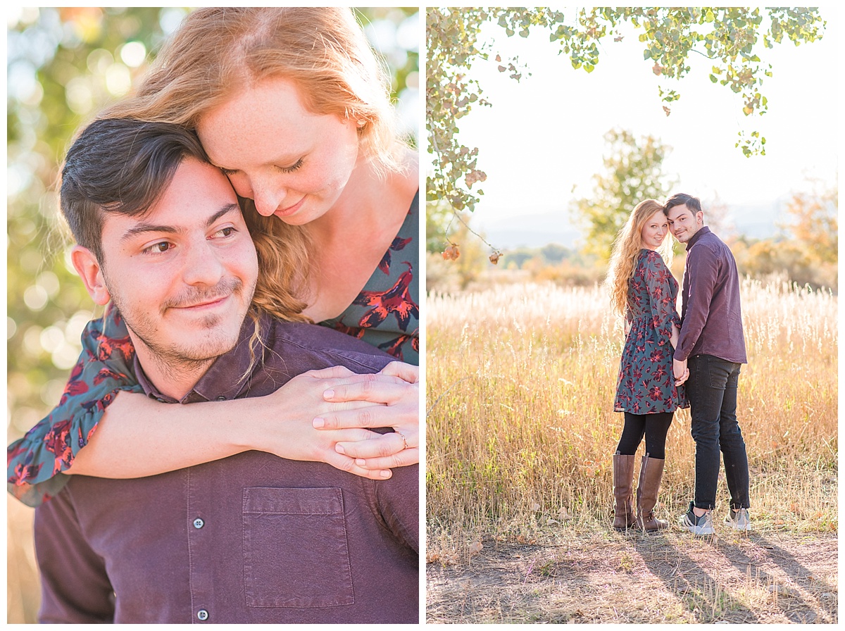 Colorado countryside engagement session
