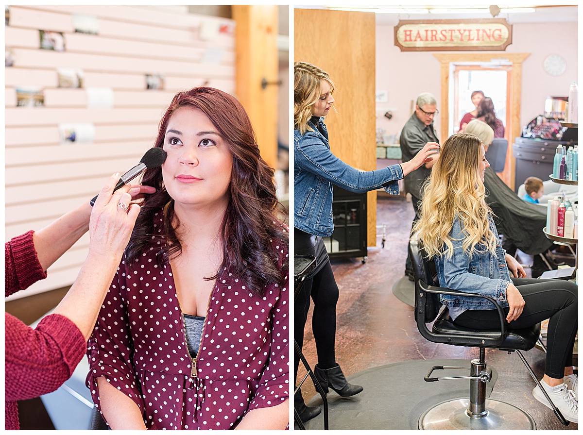Captivate Salon branding pictures and headshots