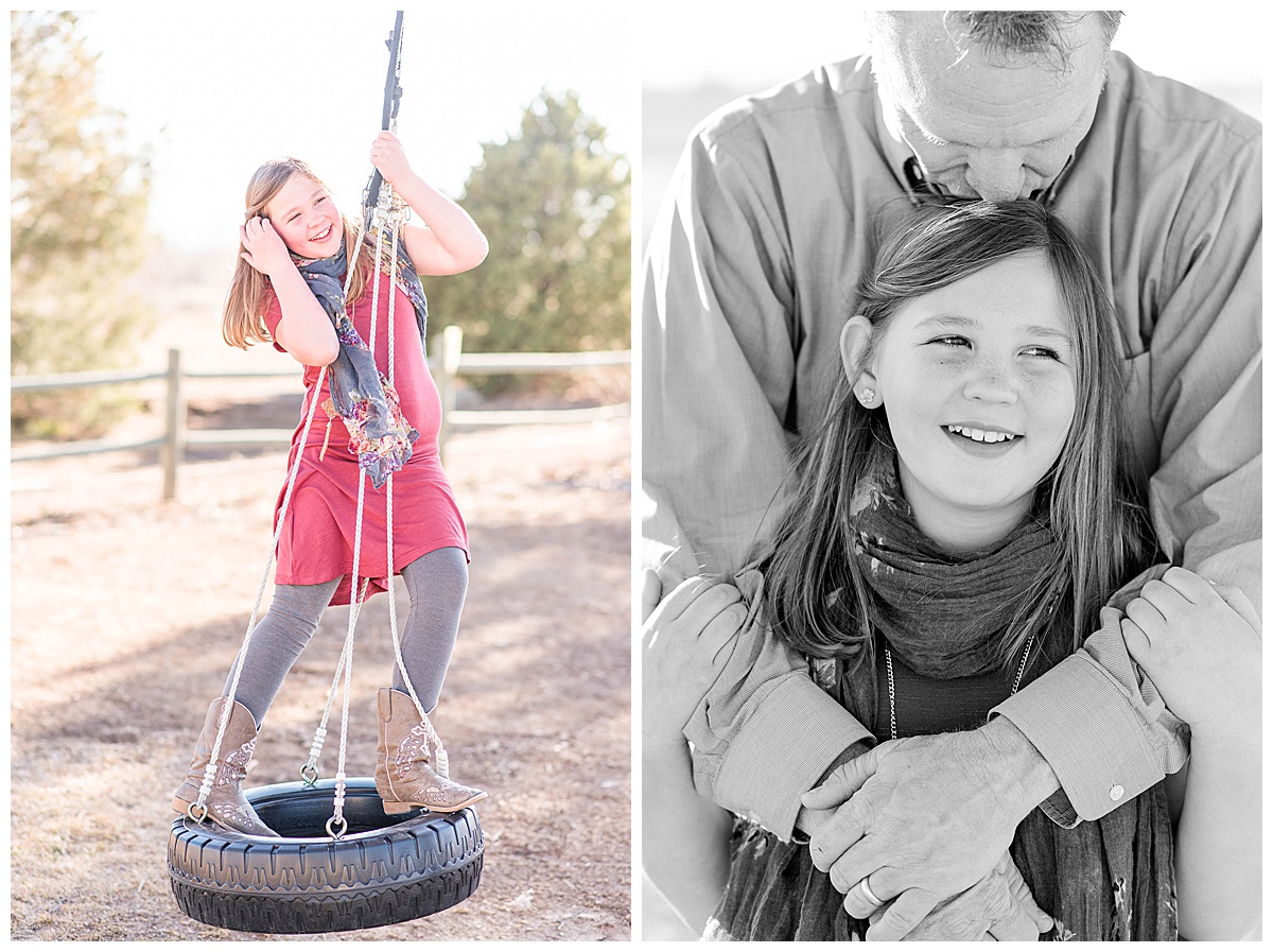 tire swing family pictures