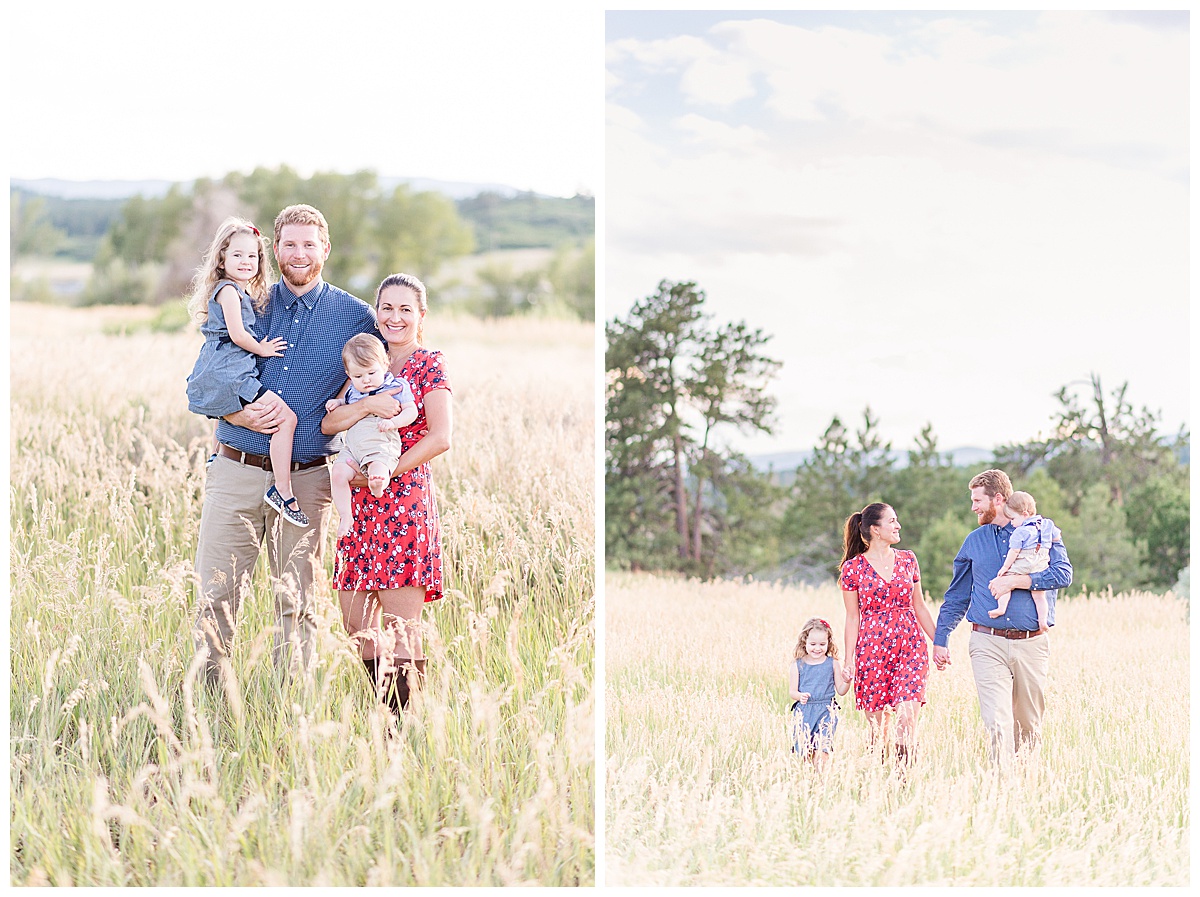 summer family pictures in Colorado