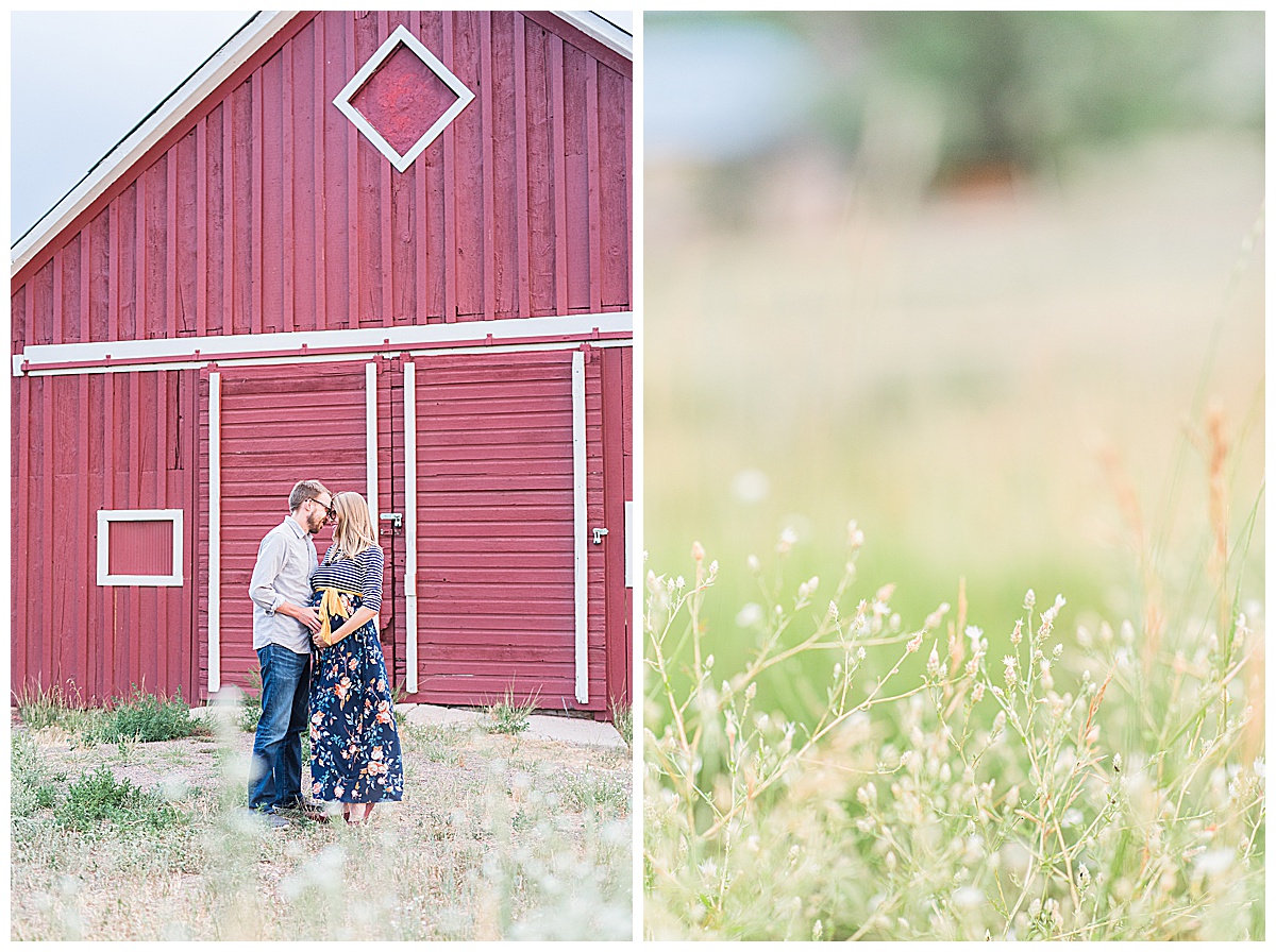 countryside barn maternity pictures