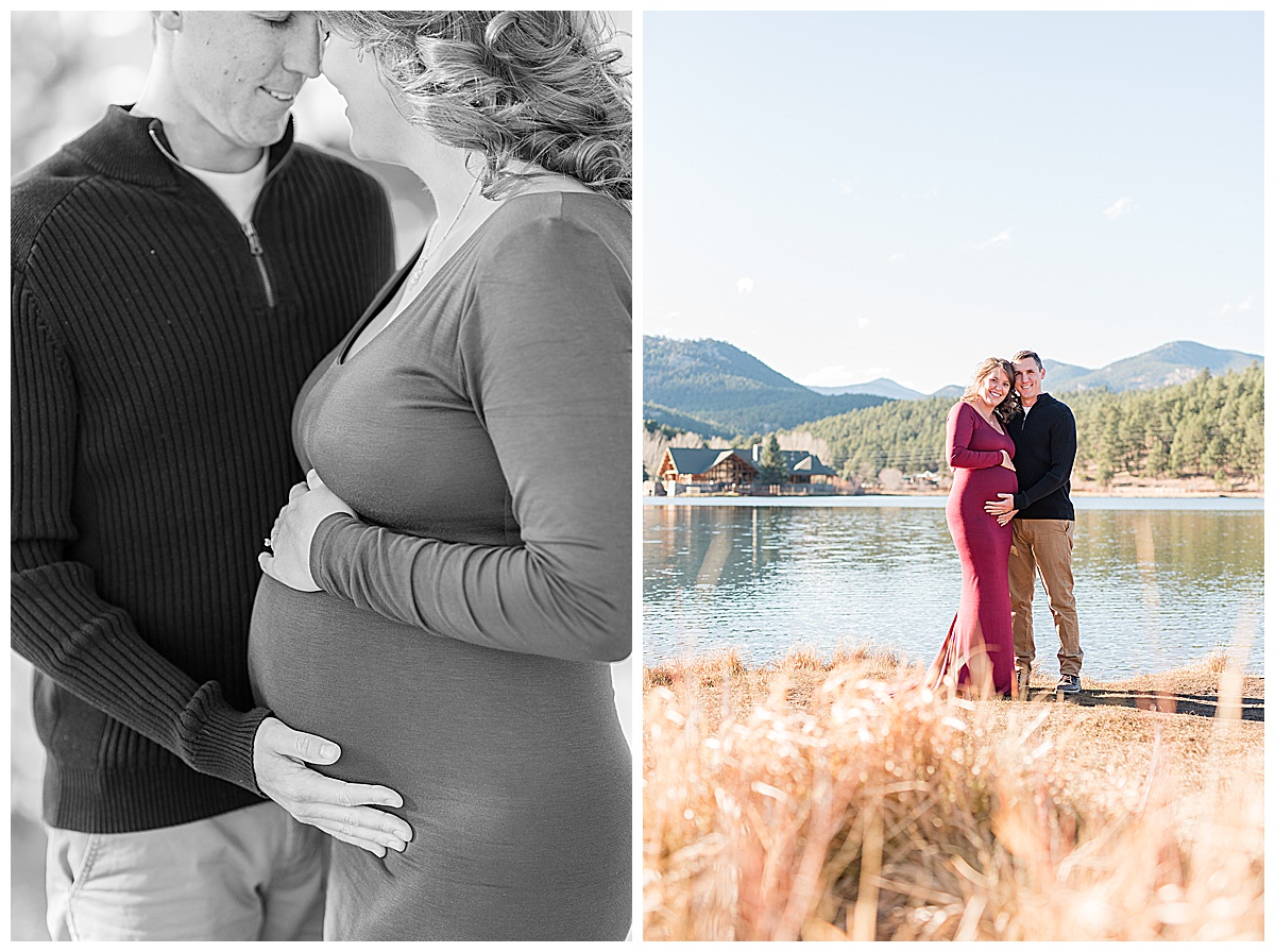 Evergreen Lake maternity pictures