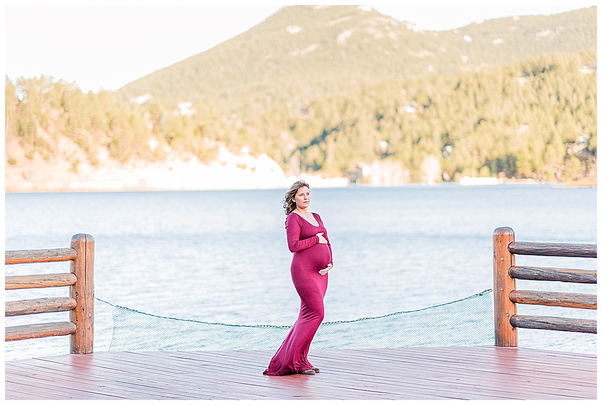 lakeside maternity pictures