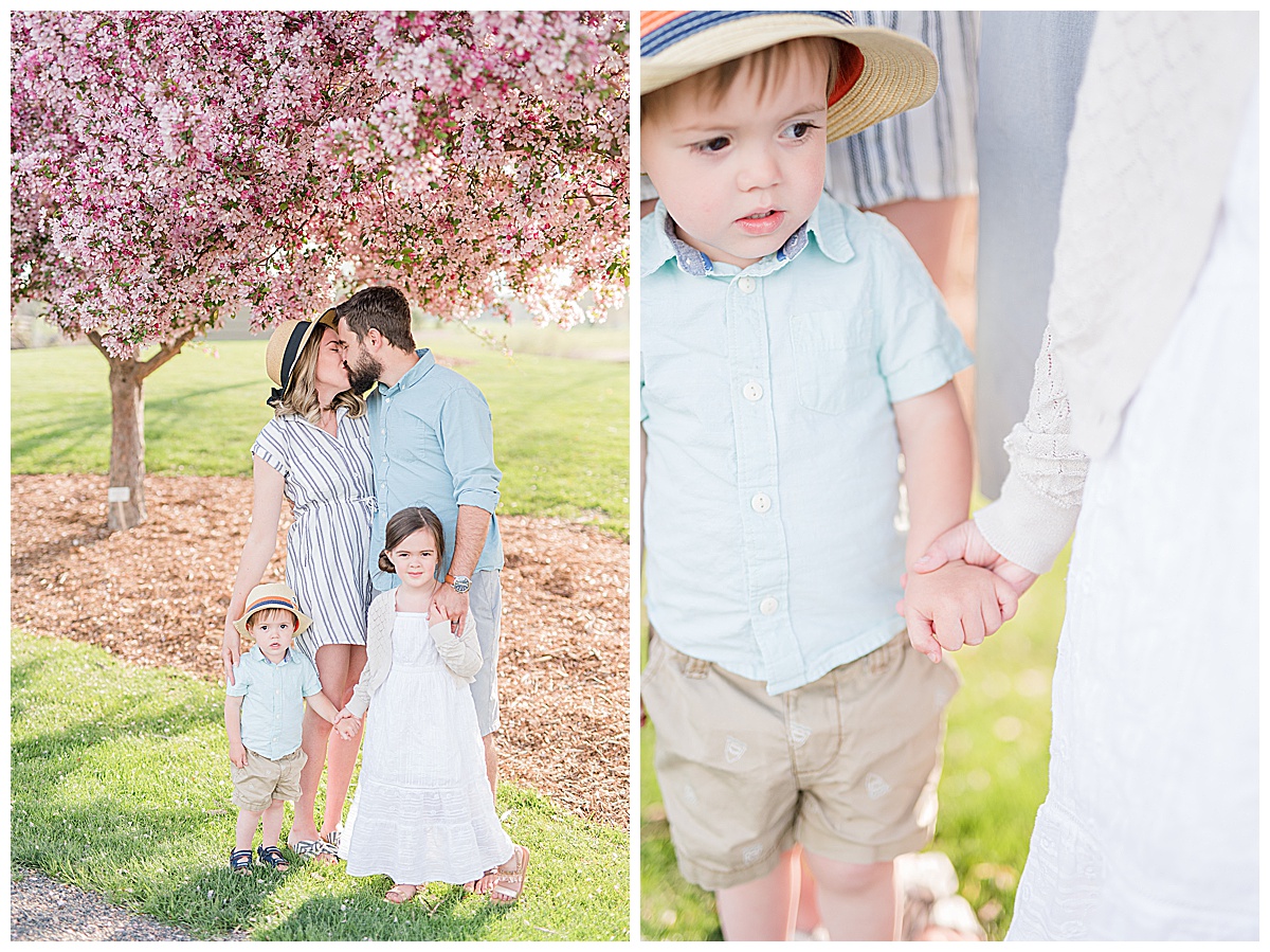 spring blossom family pictures