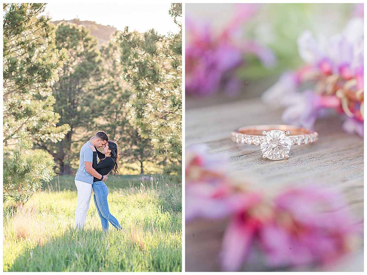 Ute Valley Colorado Springs Engagement pictures
