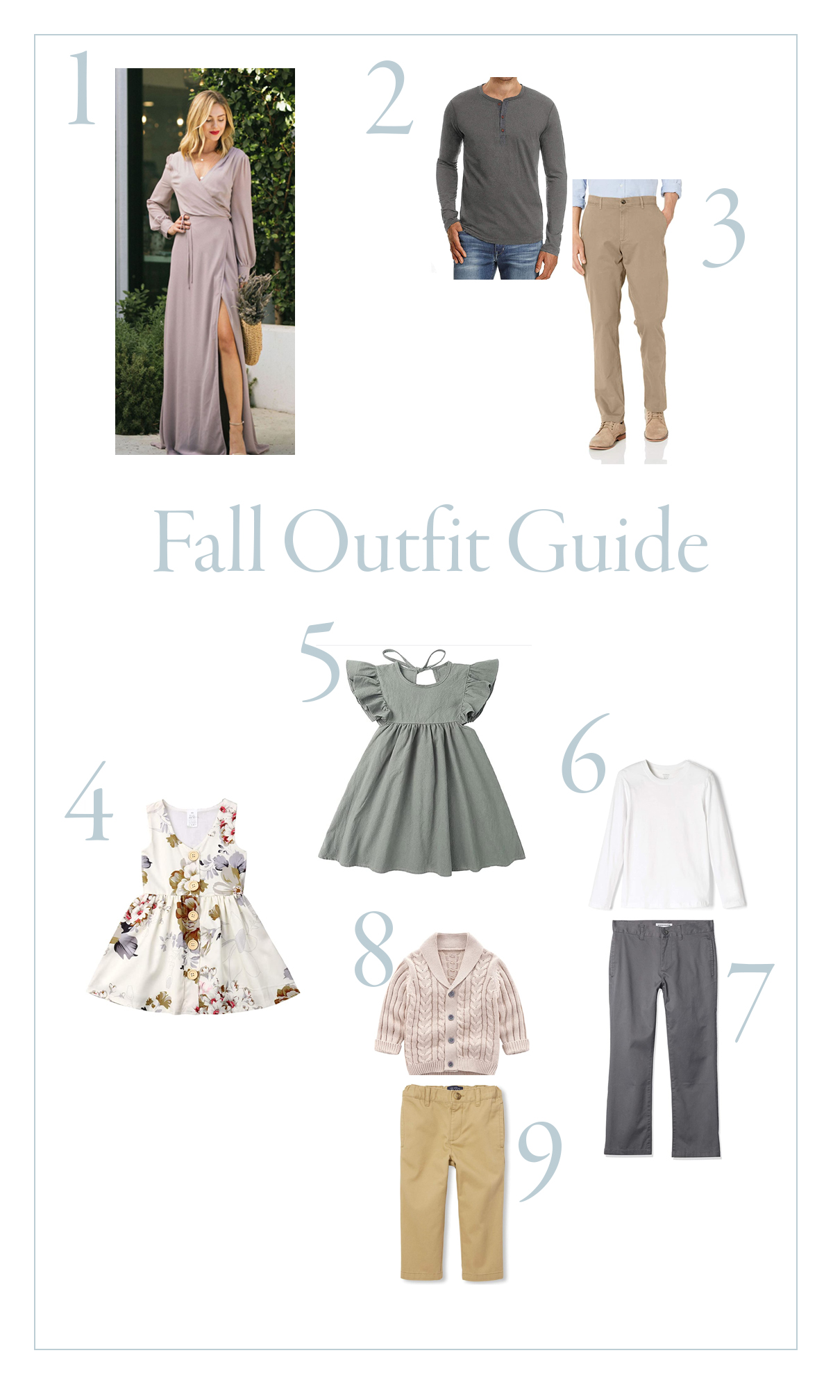 fall family outfit guide