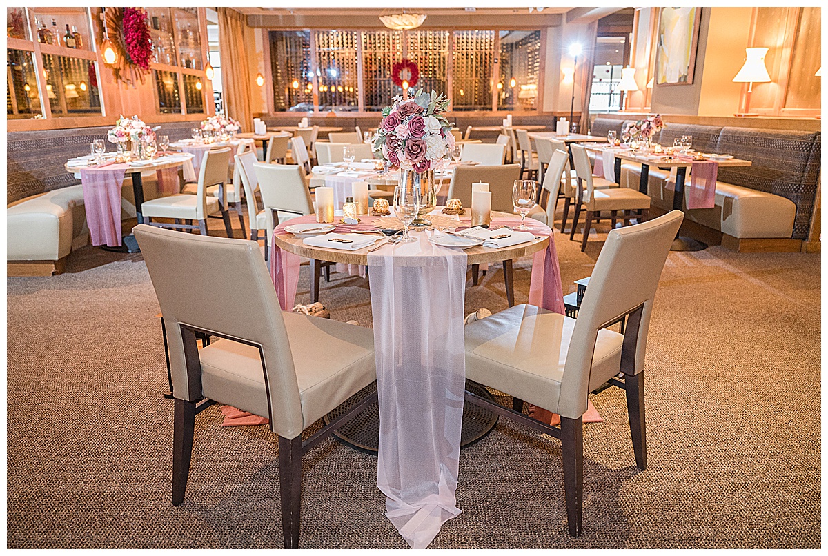 Larkspur Events and Dining in Vail wedding reception
