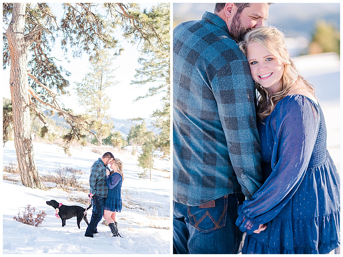 winter engagement pictures