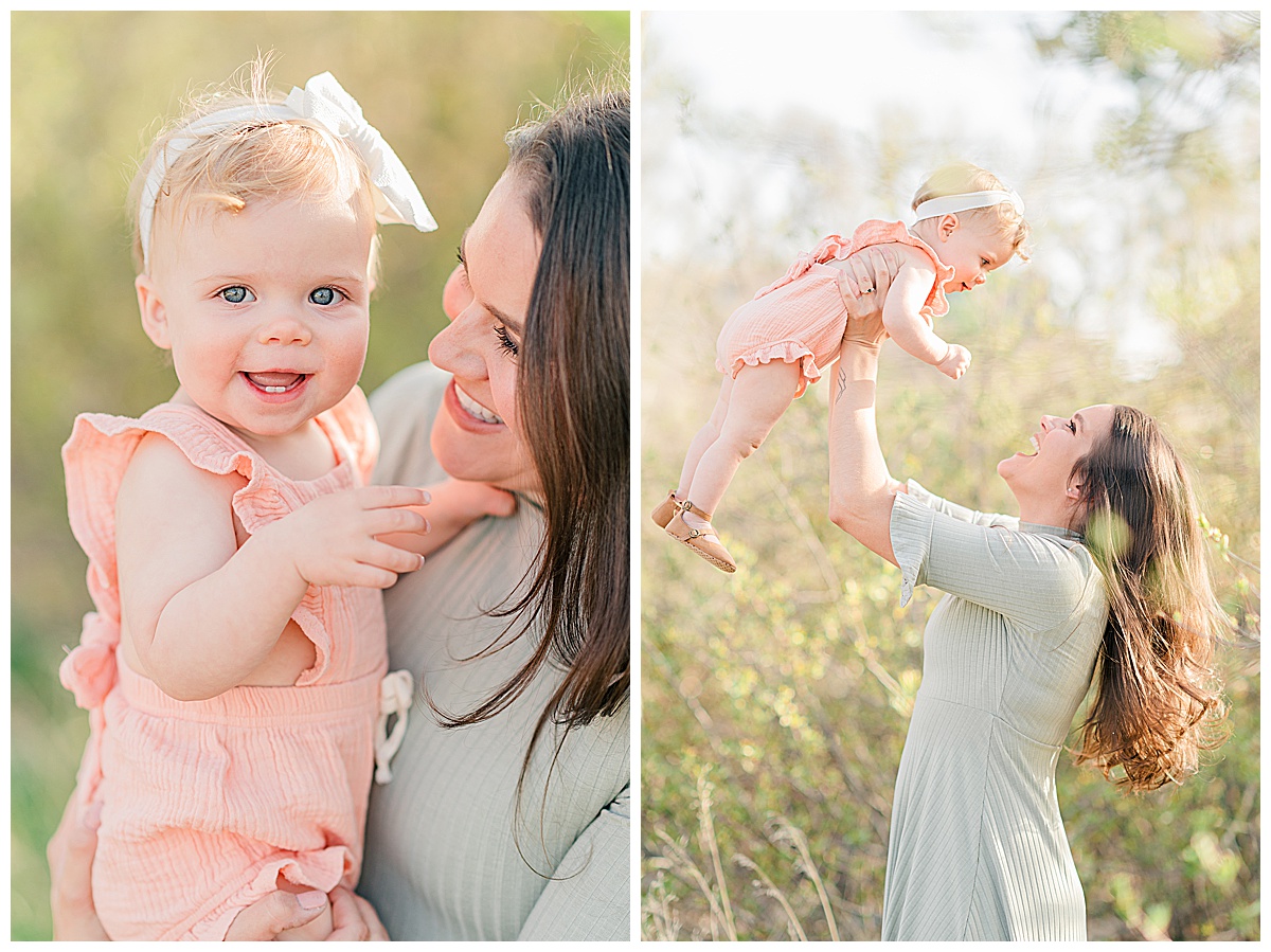 mother daughter one year pictures