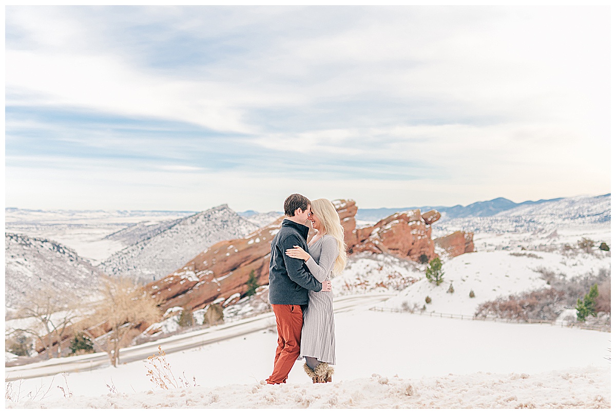 Red Rocks engagement session Colorado