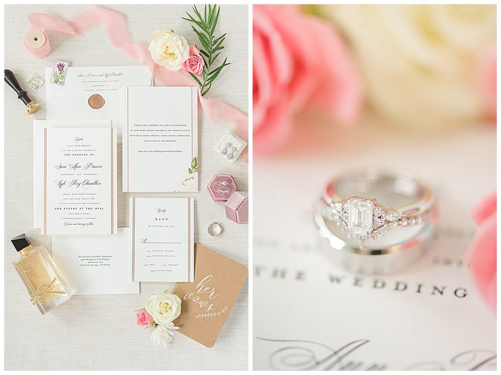 bridal details invitation suite