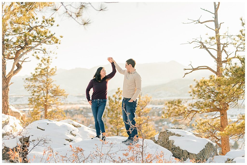 Pinon Valley Park engagement pictures Colorado Springs