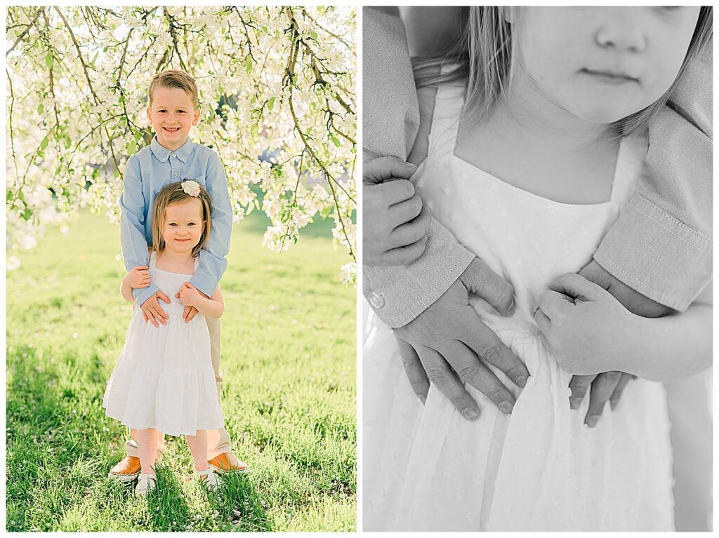 brother and sister spring pictures