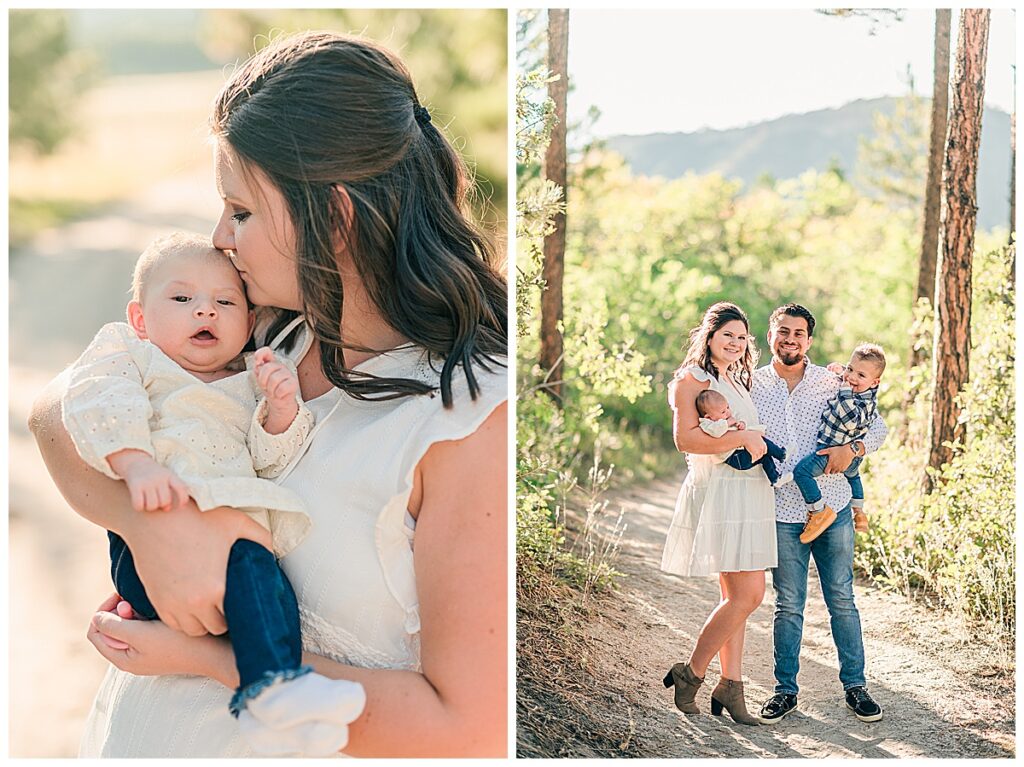 summer family pictures in Castle Rock