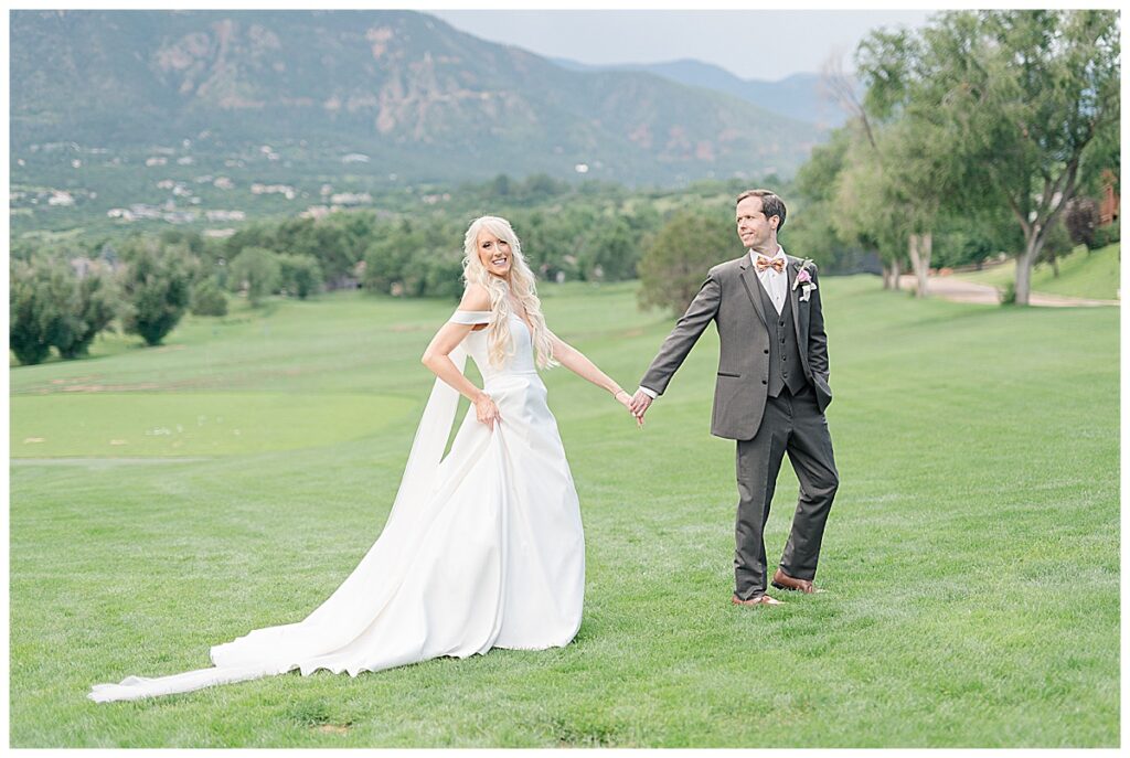 Cheyenne Mountain Wedding bride and groom
