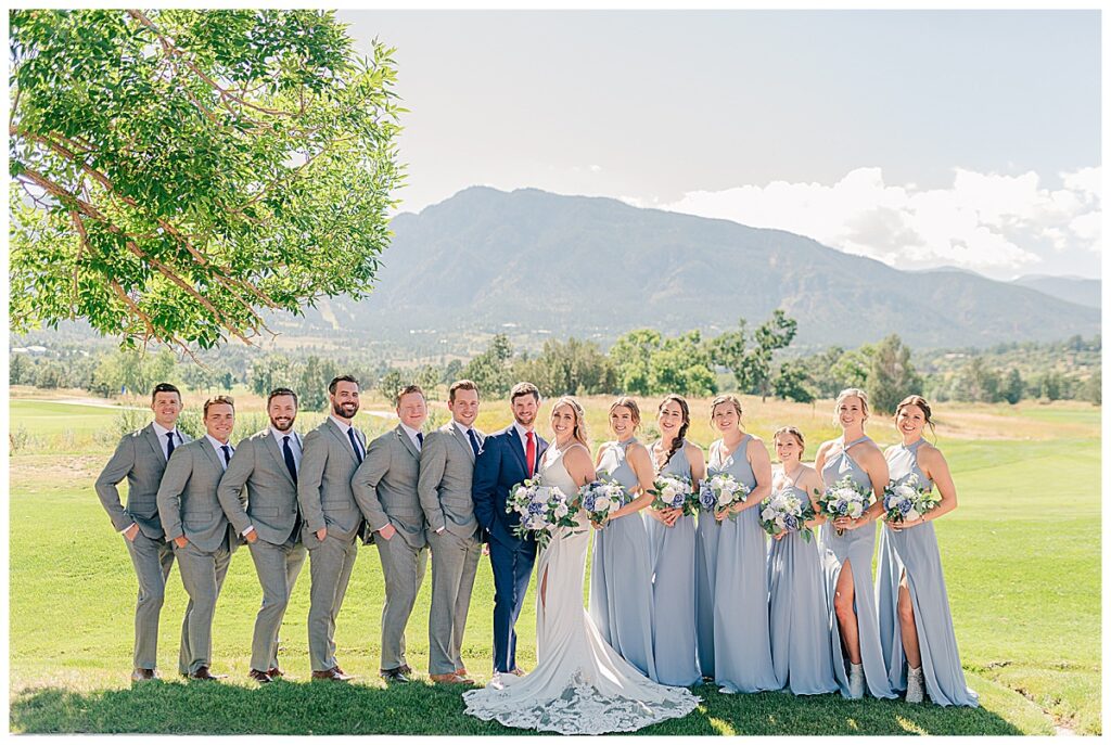 Cheyenne mountain resort wedding party