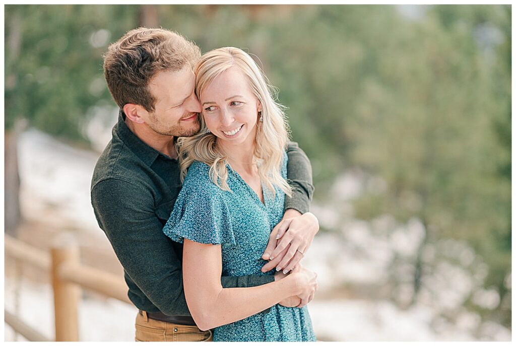 Colorado wedding engagement photographer in Boulder at Lost Gulch 