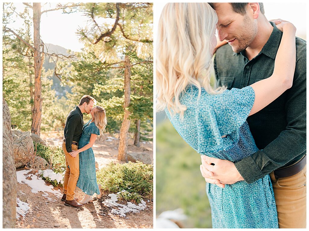 Colorado wedding engagement photographer in Boulder at Lost Gulch 