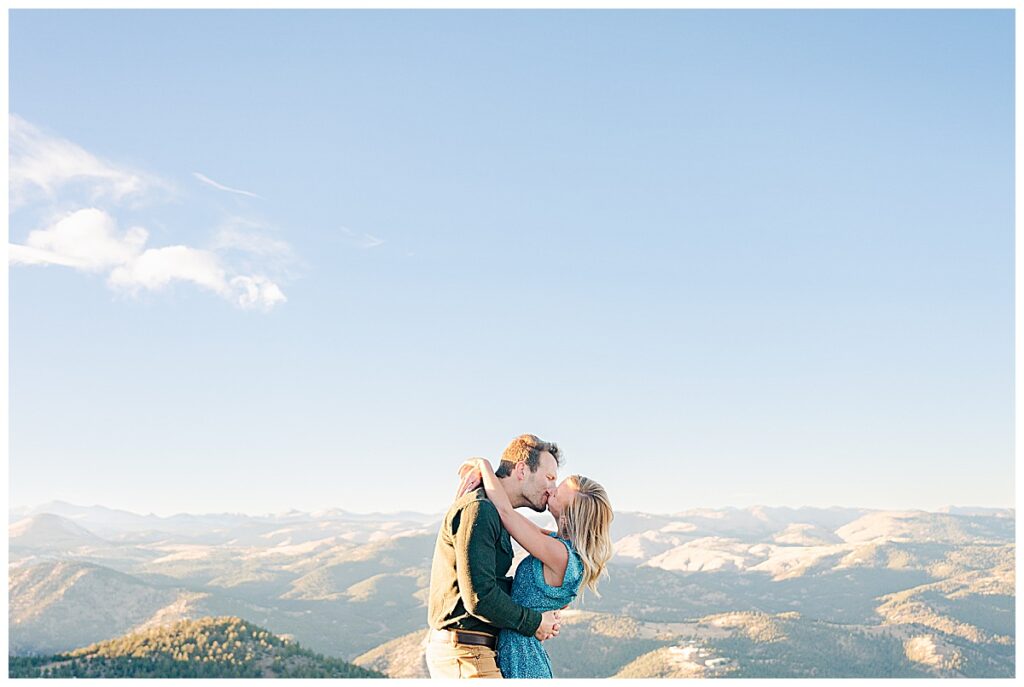 Colorado wedding engagement photographer in Boulder at Lost Gulch 